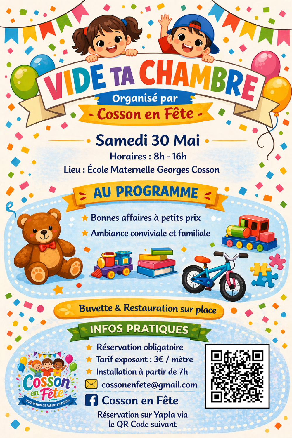 Vide ta chambre - 30/05/2026