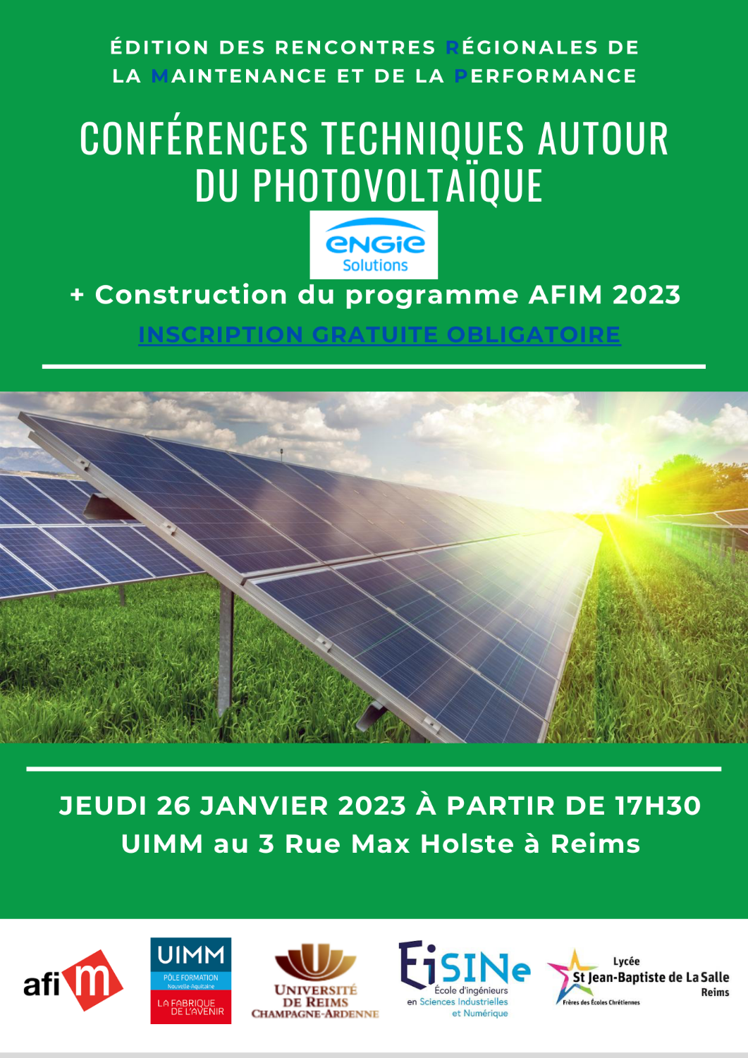 AFIM - Photovoltaïque et construction du programme 2023
