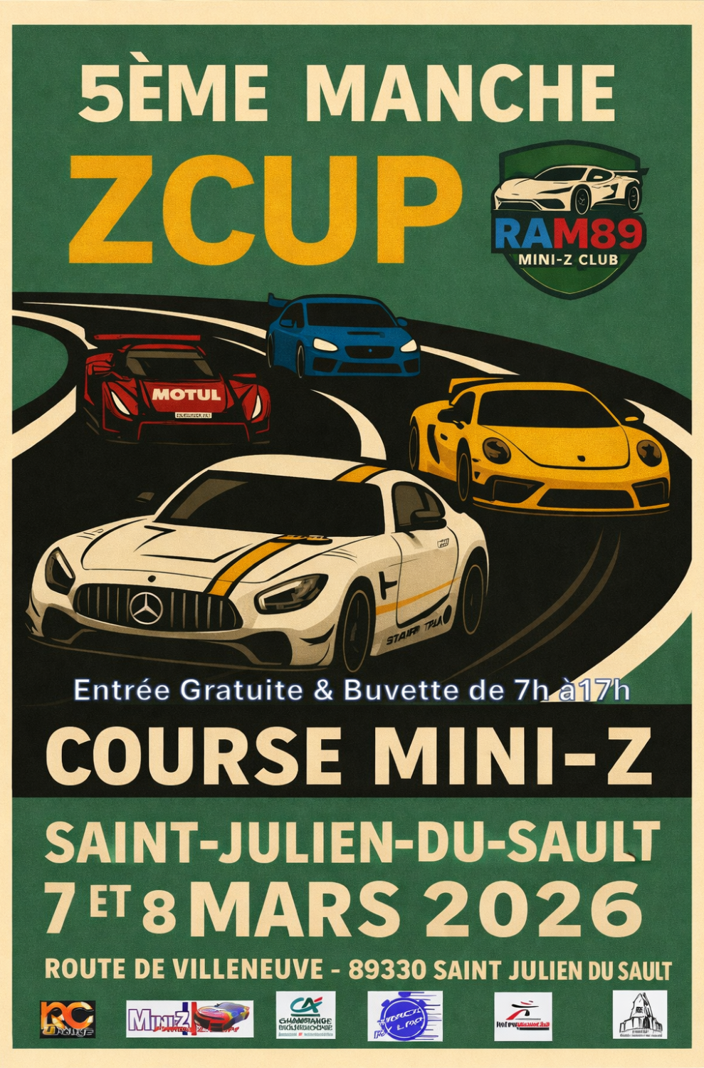 Zcup 9 - Course N°5 du 07-08 mars 2026
