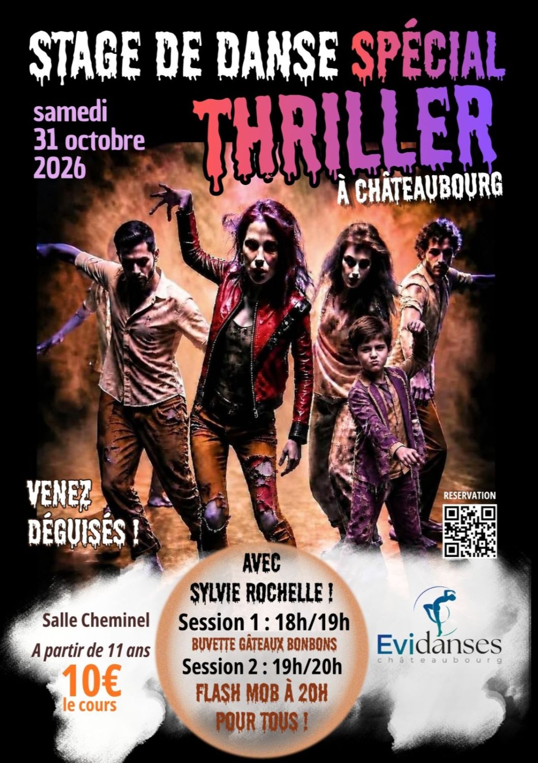 Stage de danse spécial Halloween - Chorégraphie Thriller