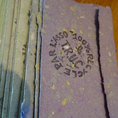 Atelier fabrication papier recyclé