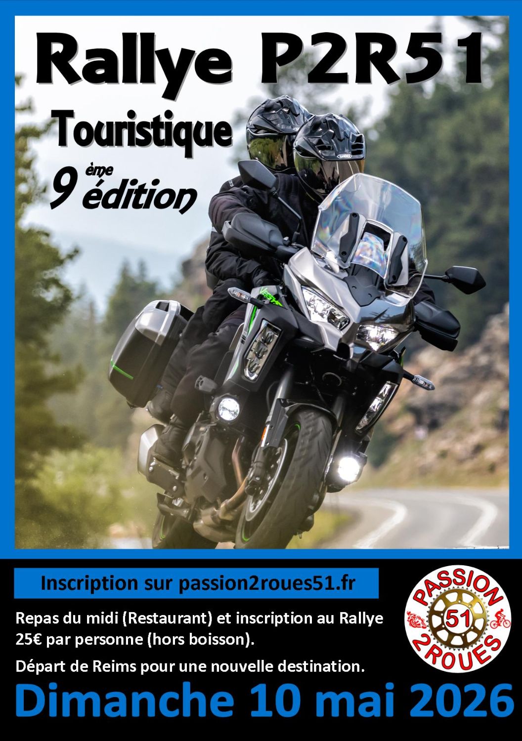 RALLYE Passion 2 Roues 51 du 10 Mai 2026