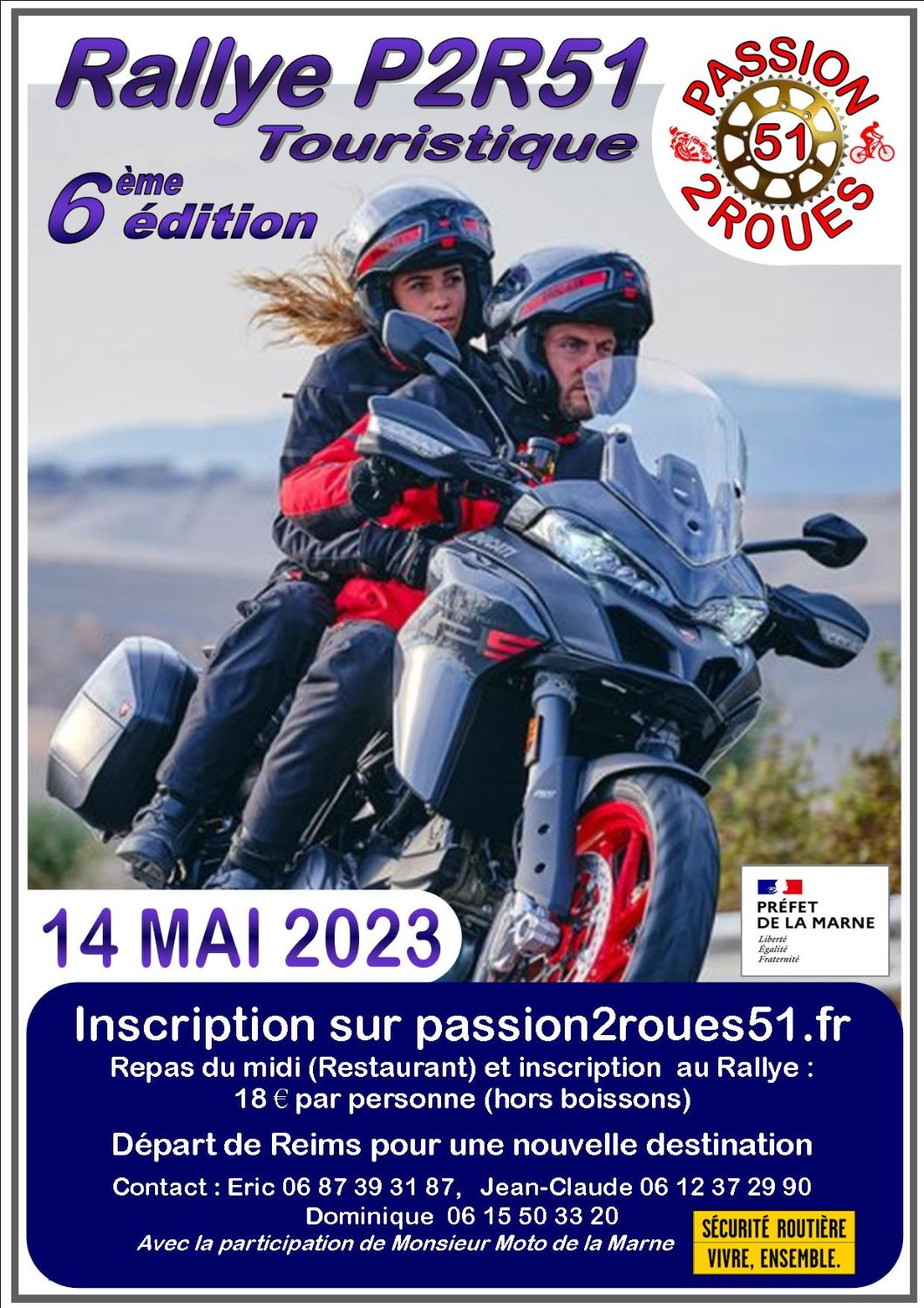 Rallye Passion 2 Roues 51 du 14 mai 2023