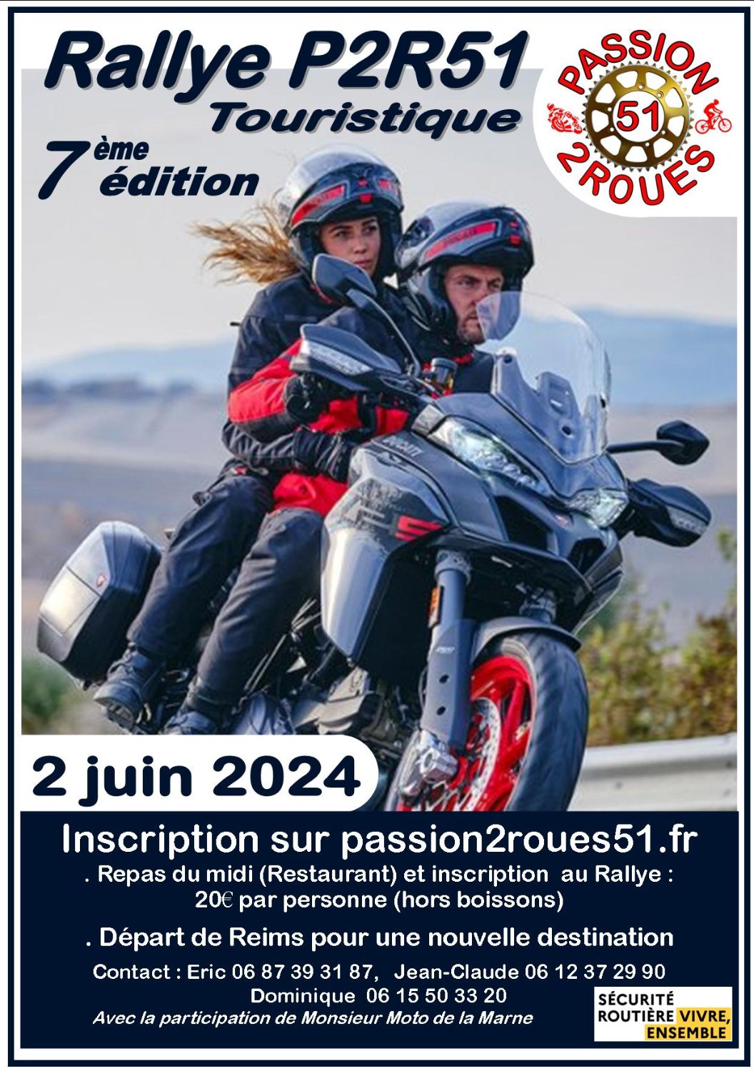 Rallye Passion 2 Roues 51 du 2 juin 2024