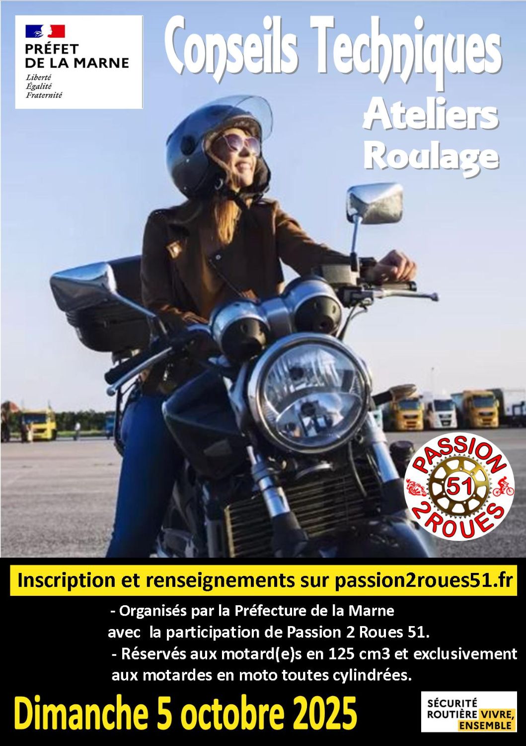 Conseils Techniques, Ateliers, Roulage