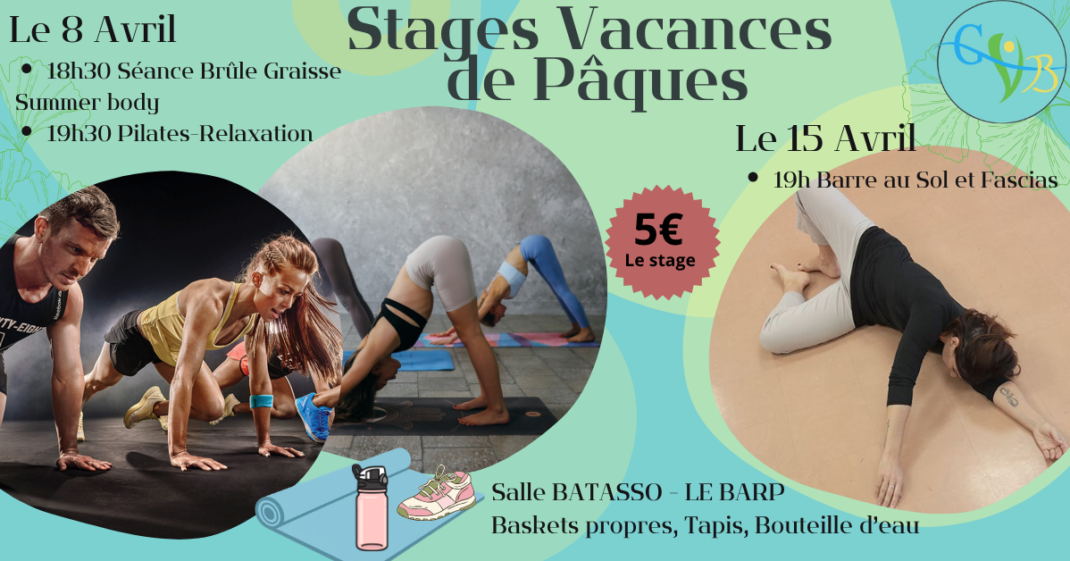 STAGES VACANCES DE PAQUES