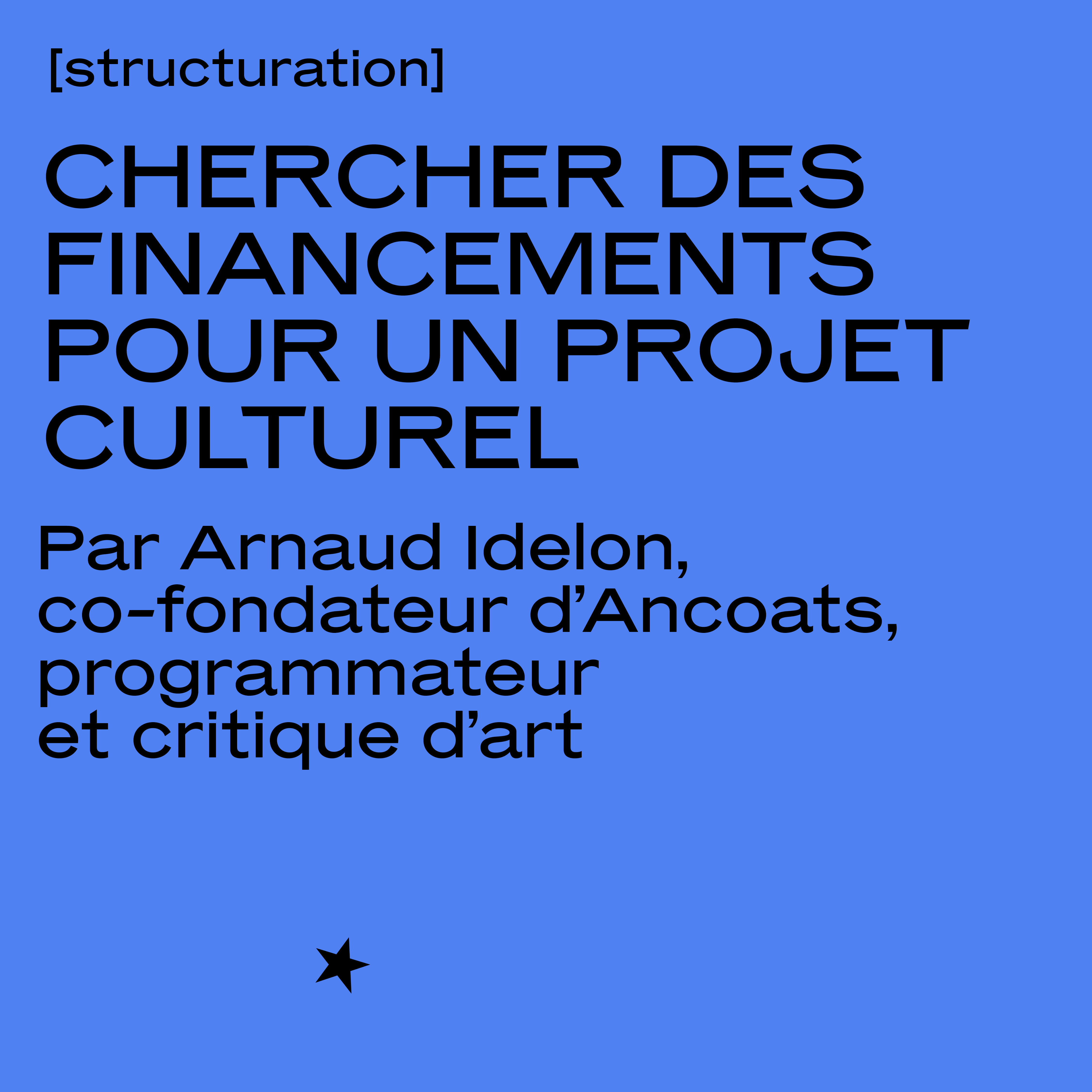 Chercher des financements pour un projet culturel [visio]