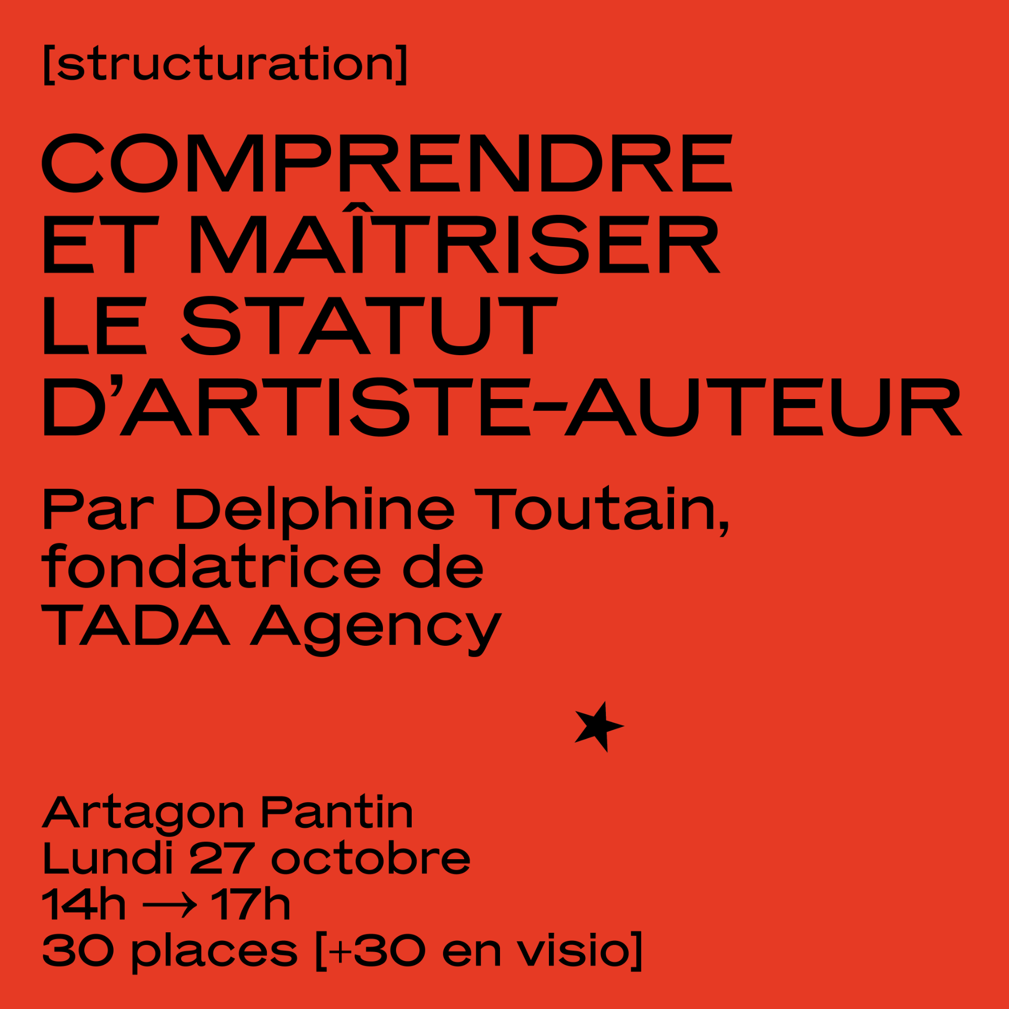 Comprendre et maîtriser le statut d'artiste-auteur [présentiel]