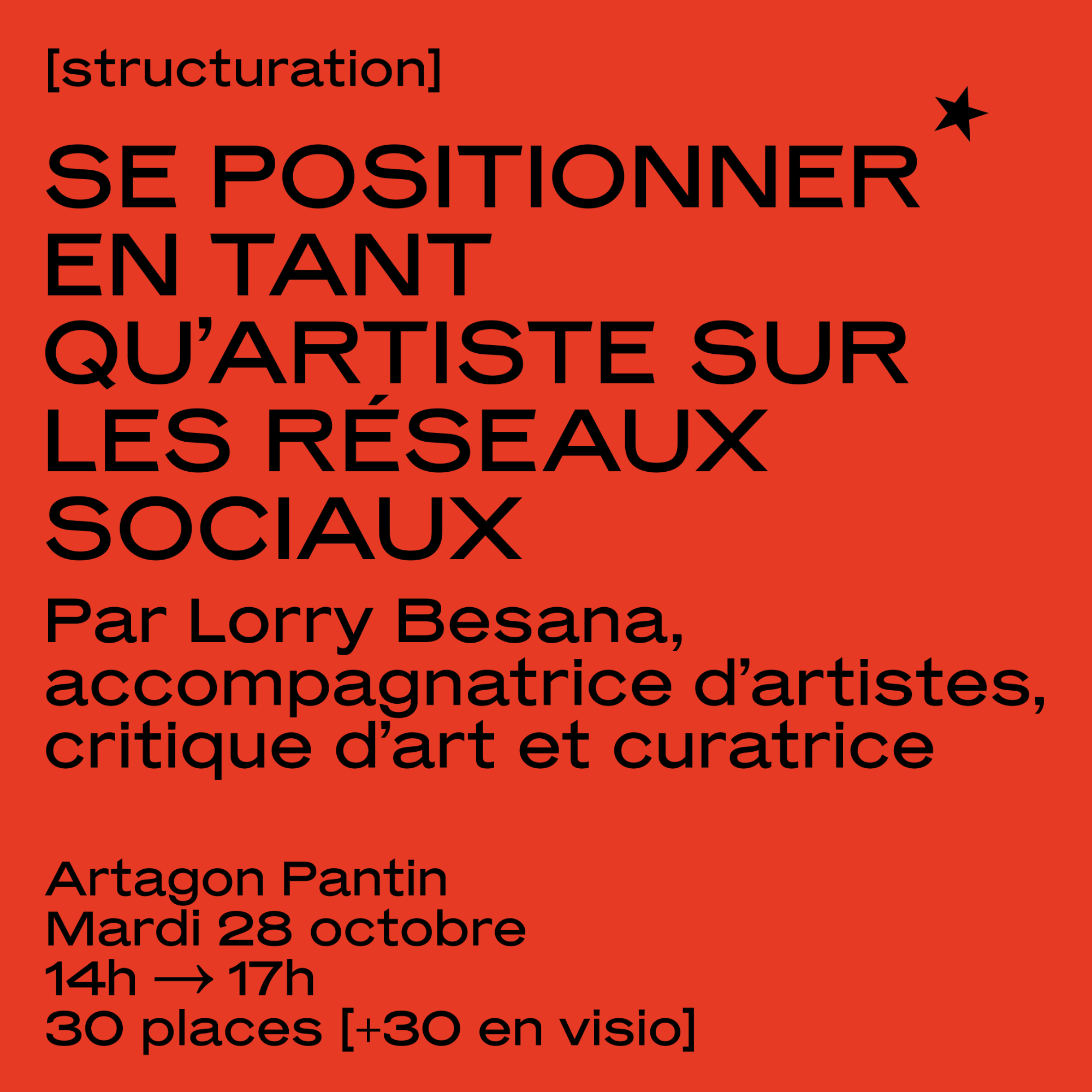 Se positionner en tant qu'artiste sur les réseaux sociaux [présentiel]