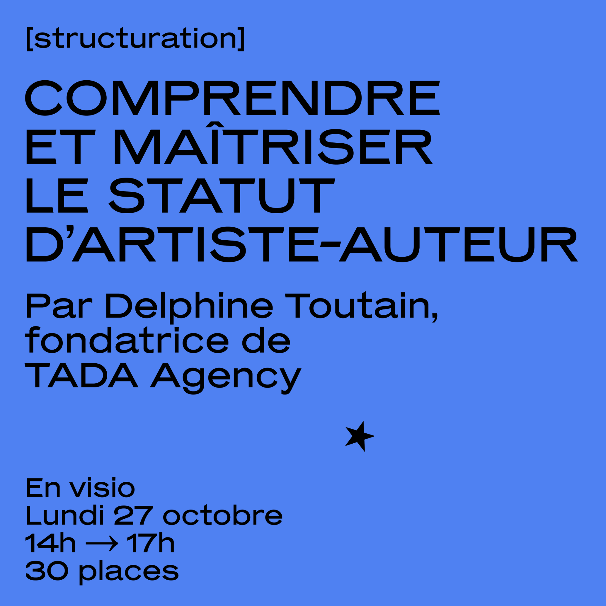 Comprendre et maîtriser le statut d'artiste-auteur [visio]