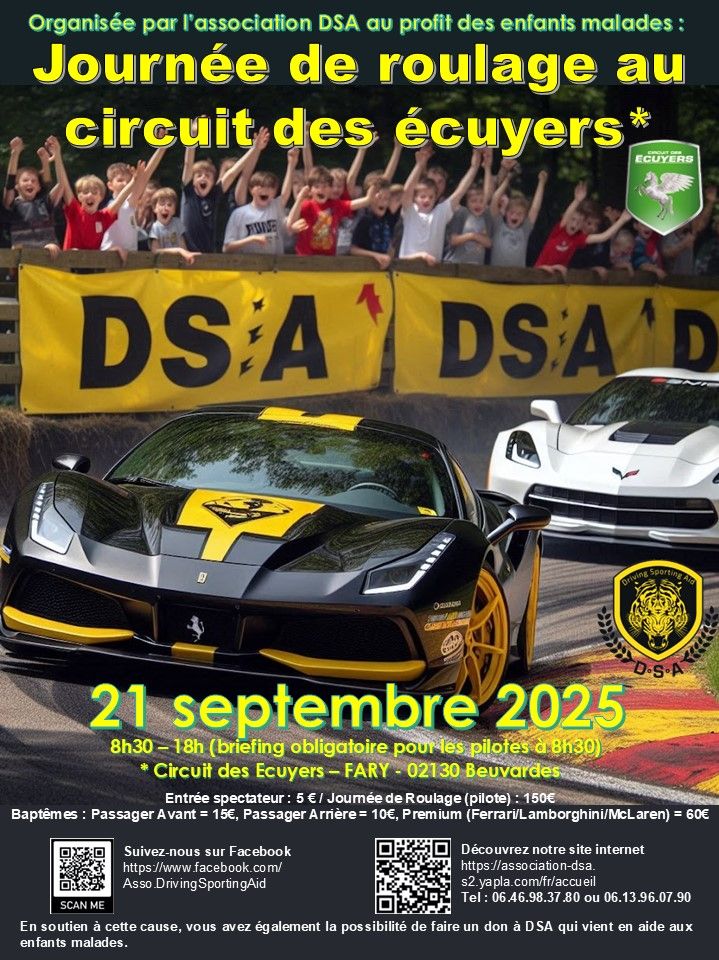 Roulage et baptêmes au circuit des écuyers