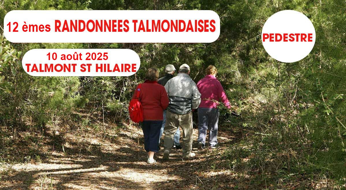 Les randonnées talmondaises pédestres 2025