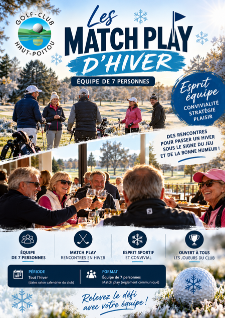 Les Match Play d’hiver arrivent !