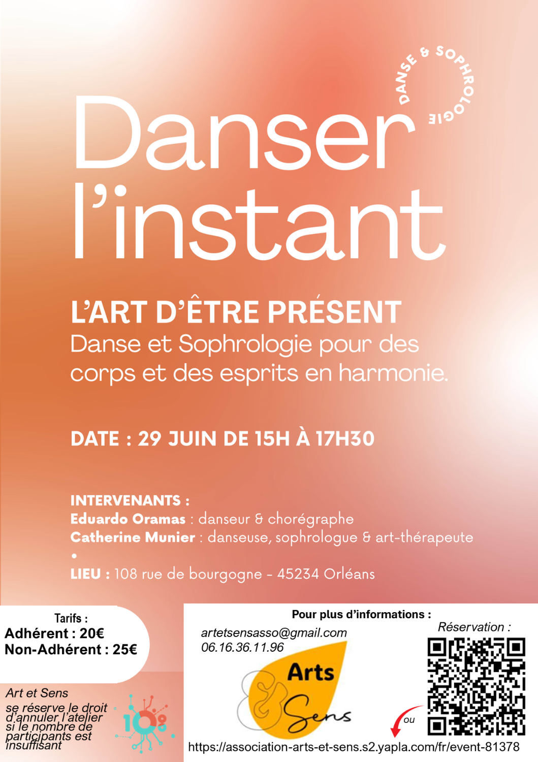 Atelier Danser l'Instant