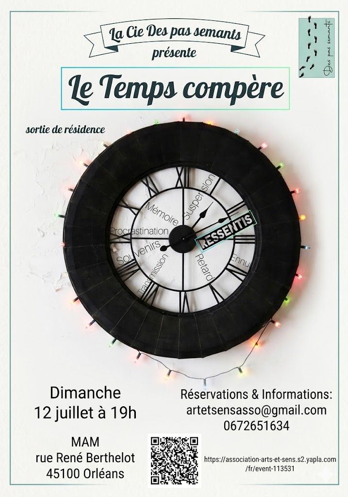 Le Temps compère - Compagnie Des Pas Semants - 12/07/2026