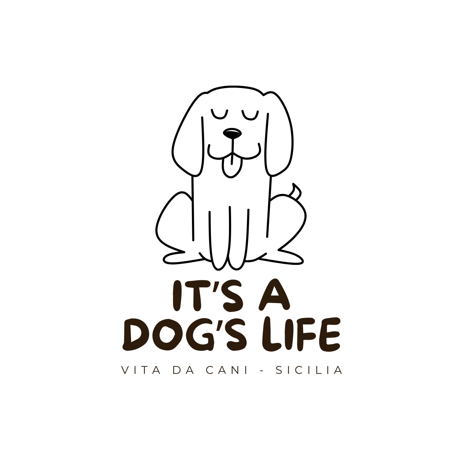 Logo It's a dog's life, vita da cani Sicilia