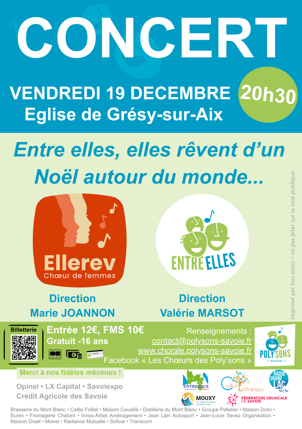 Concert en l'église de Grésy-sur-Aix