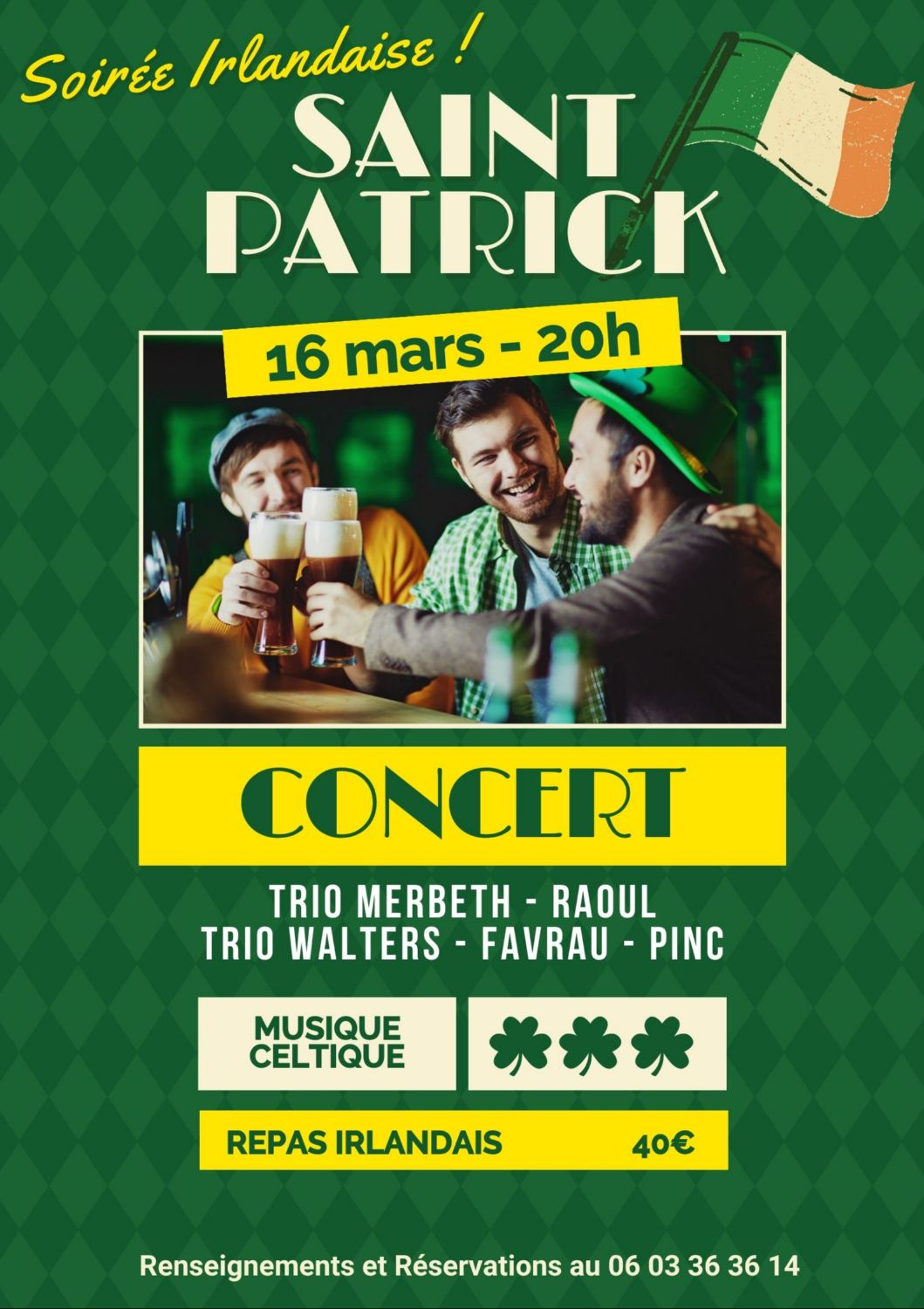 SOIREE DE LA SAINT-PATRICK