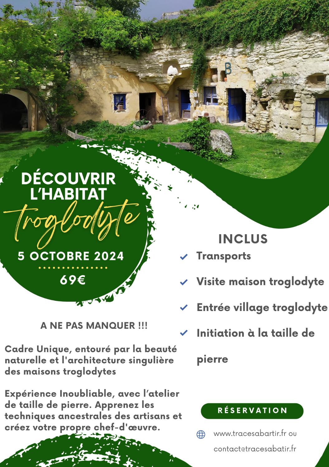 Visite village troglodyte