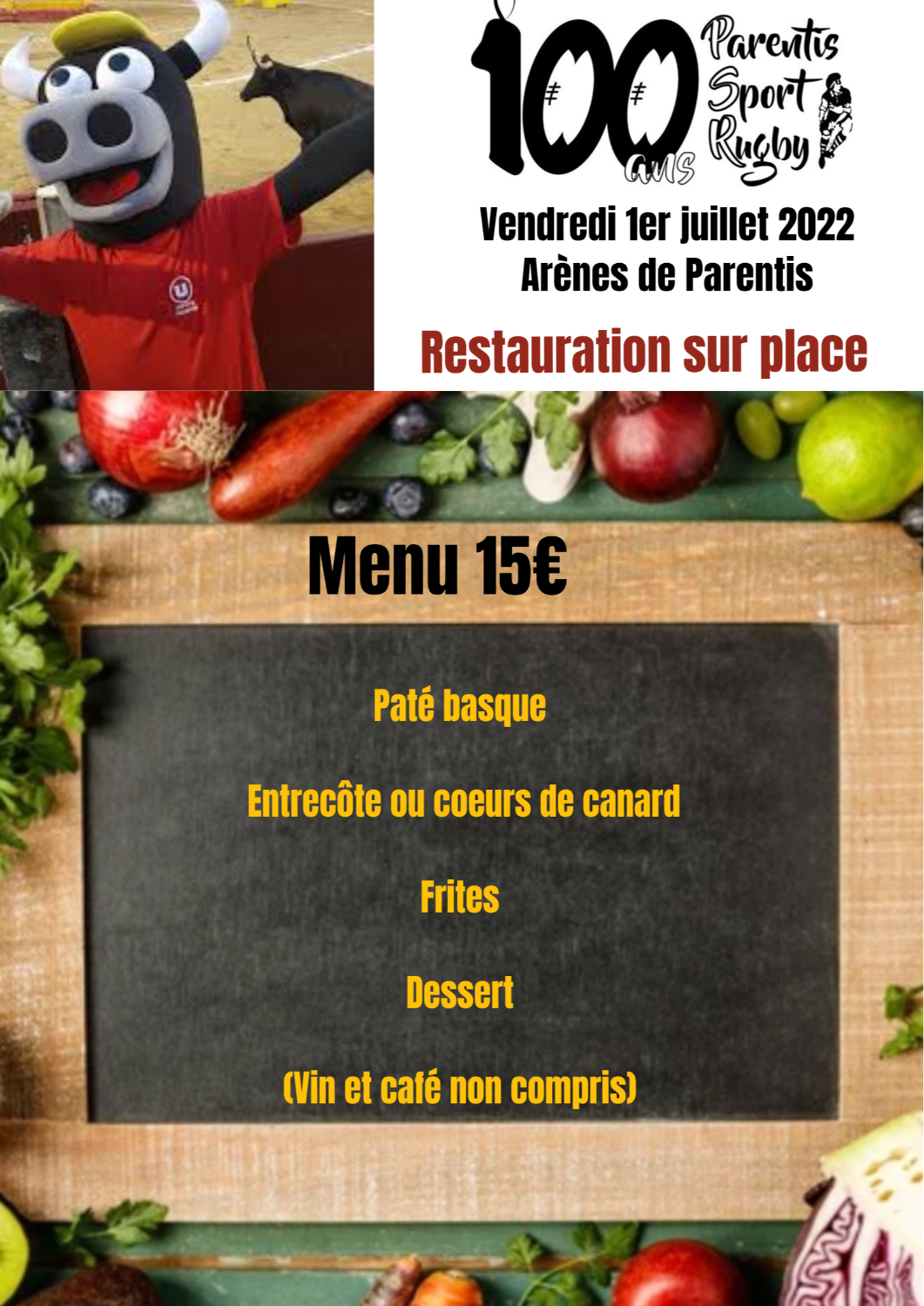 RESTAURATION 100 ANS DU PSR du 1er Juillet 2022