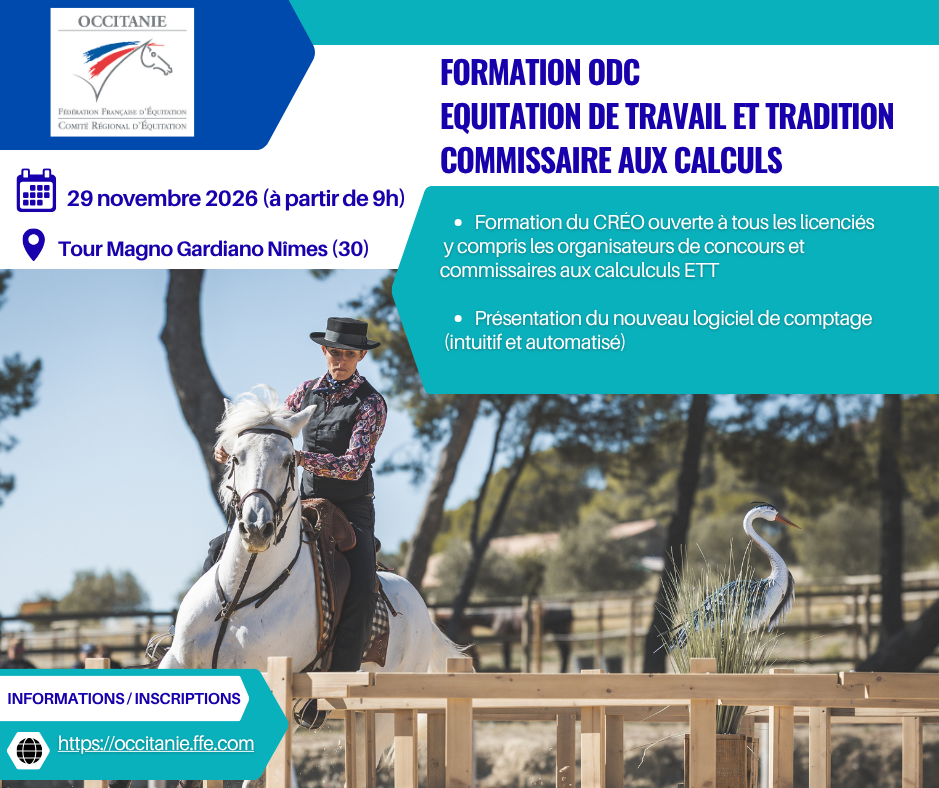 Formation ODC ETT commissaires aux calculs