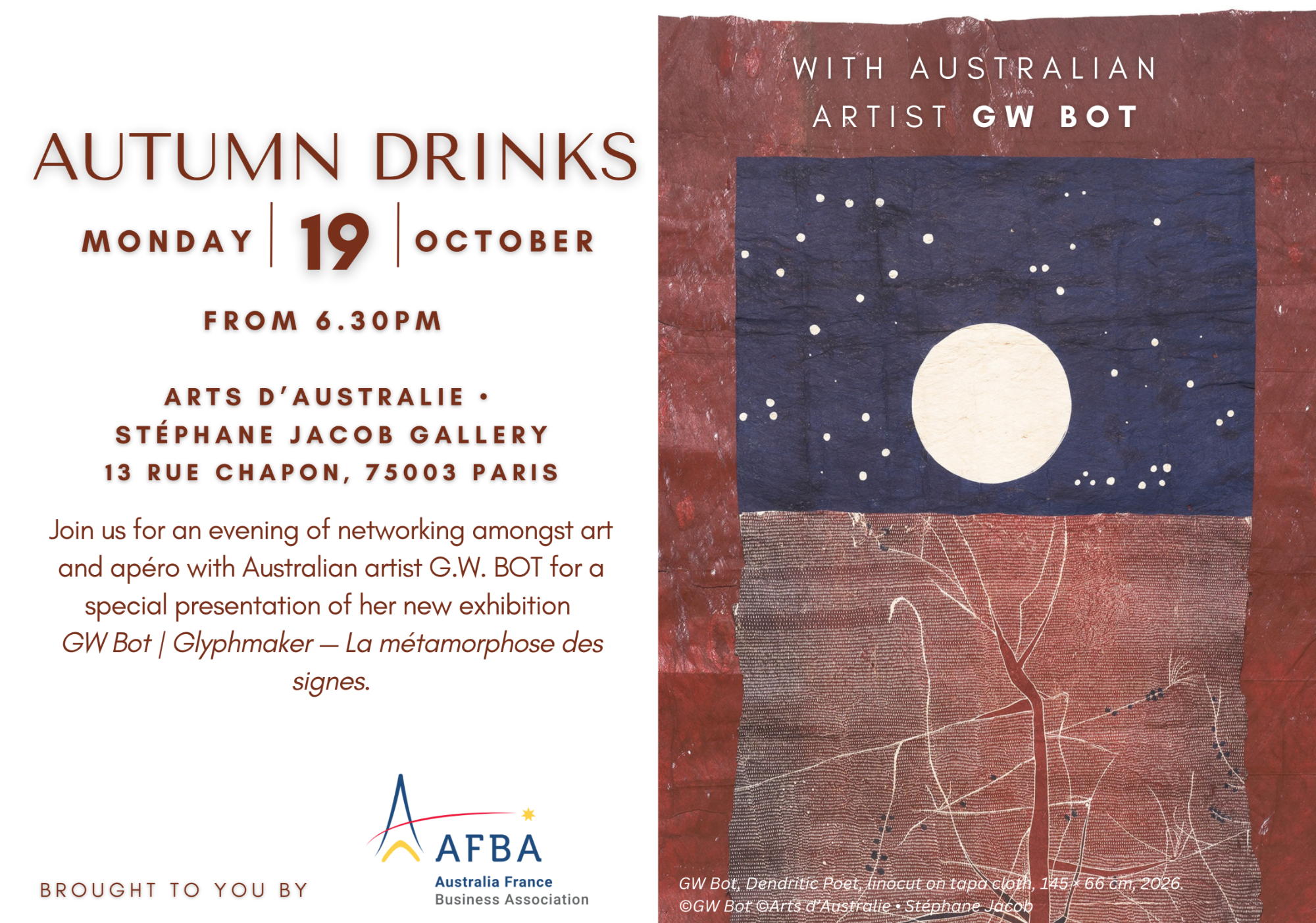 AFBA Autumn Drinks