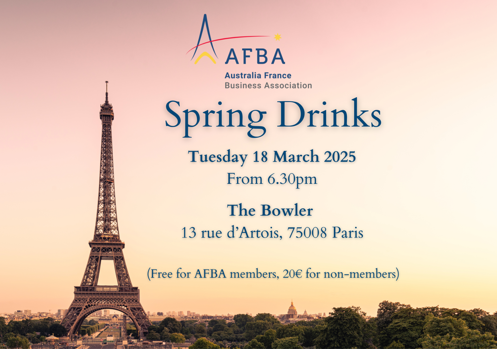 AFBA Spring Drinks