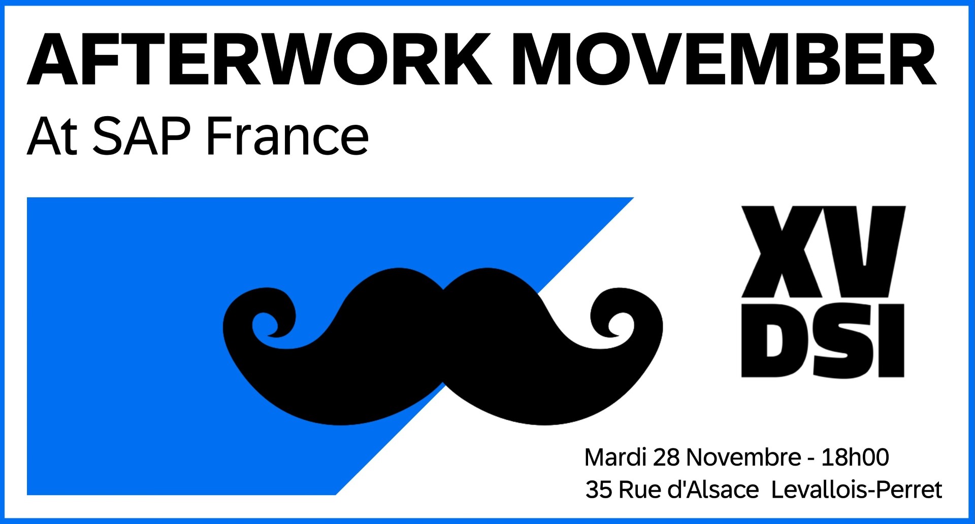 Afterwork Movember at SAP France
