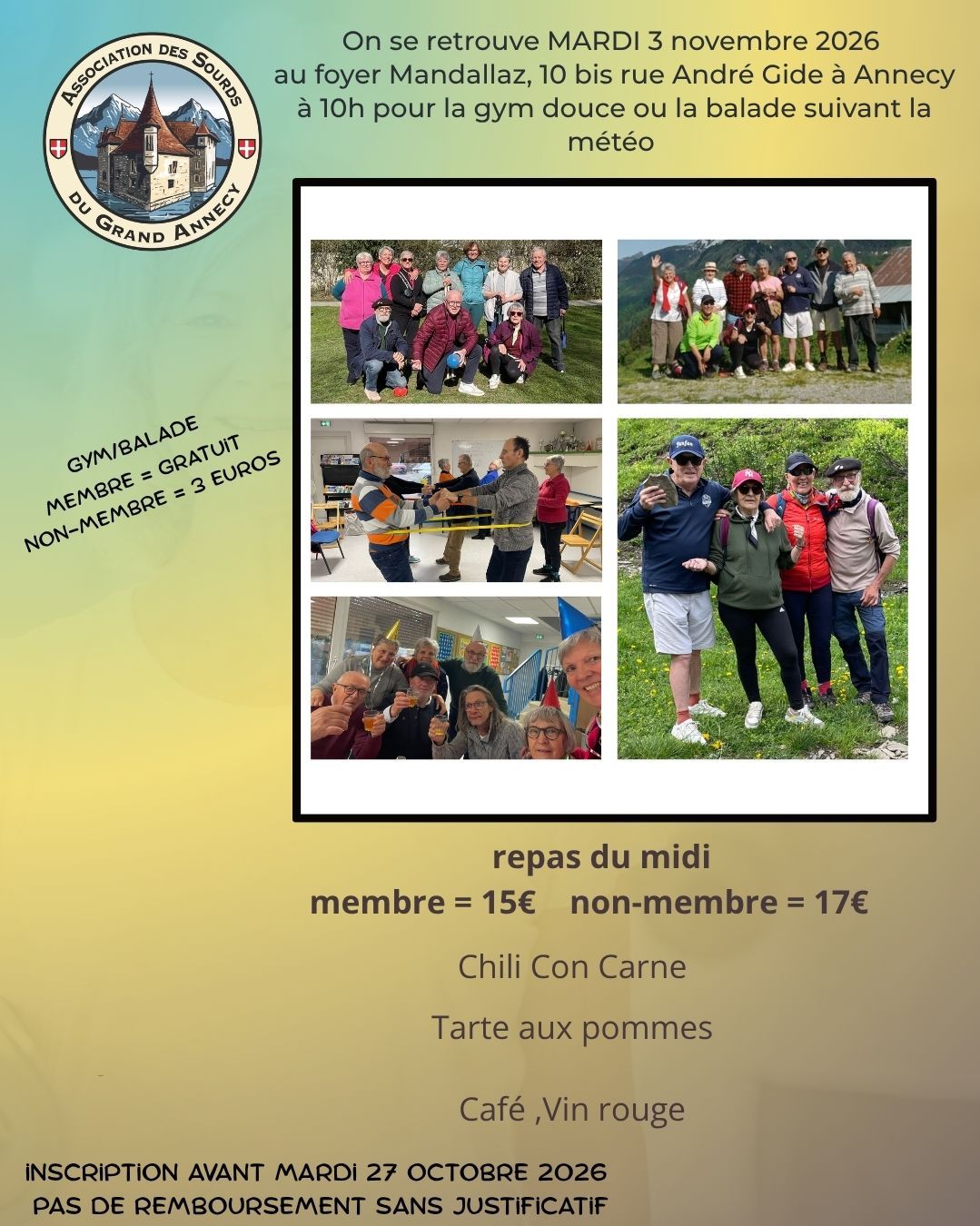 GYM DOUCE ou BALADE