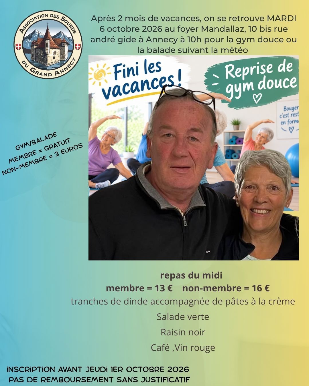 GYM DOUCE ou BALADE