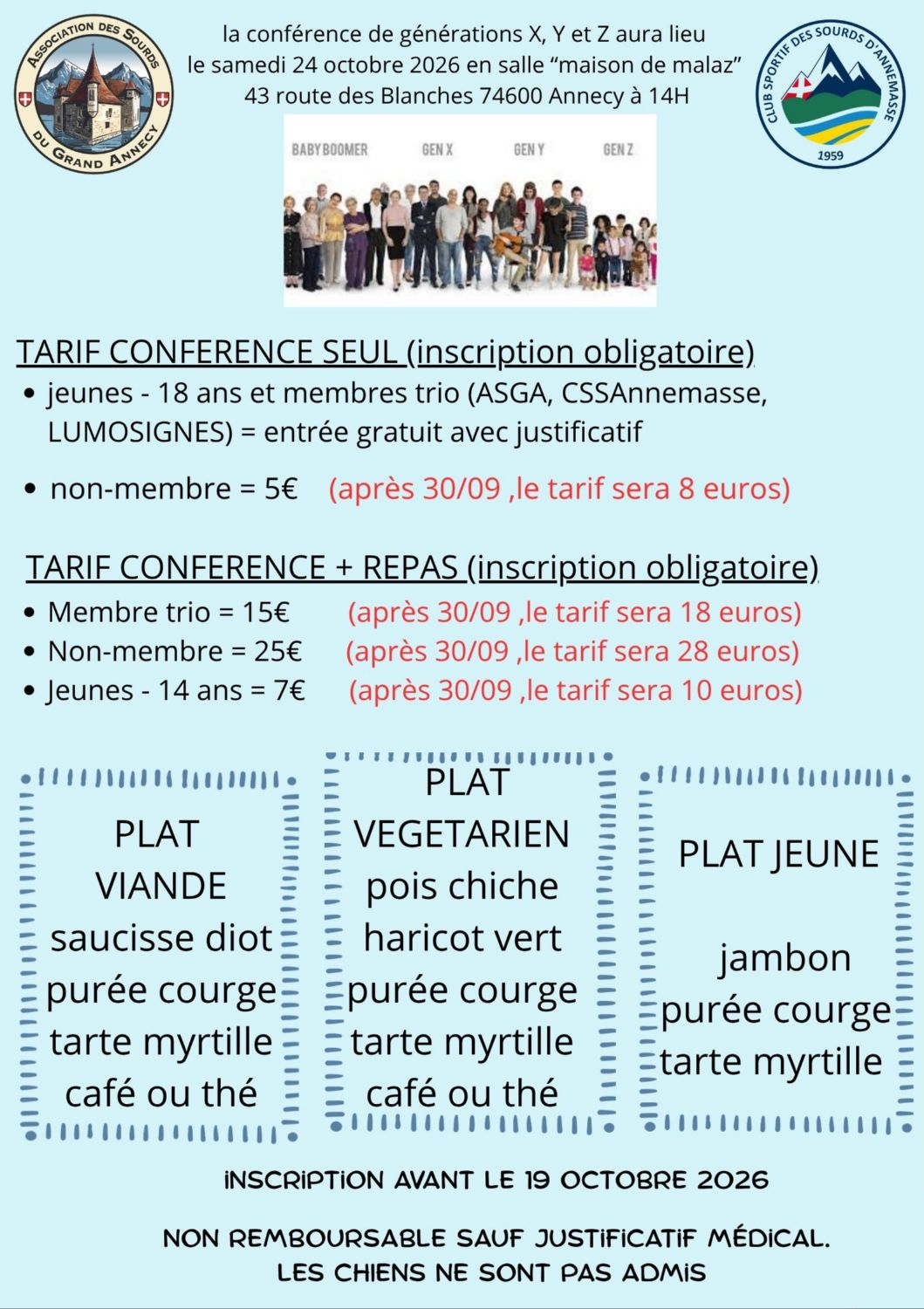 CONFERENCE GENERATION X,Y,Z