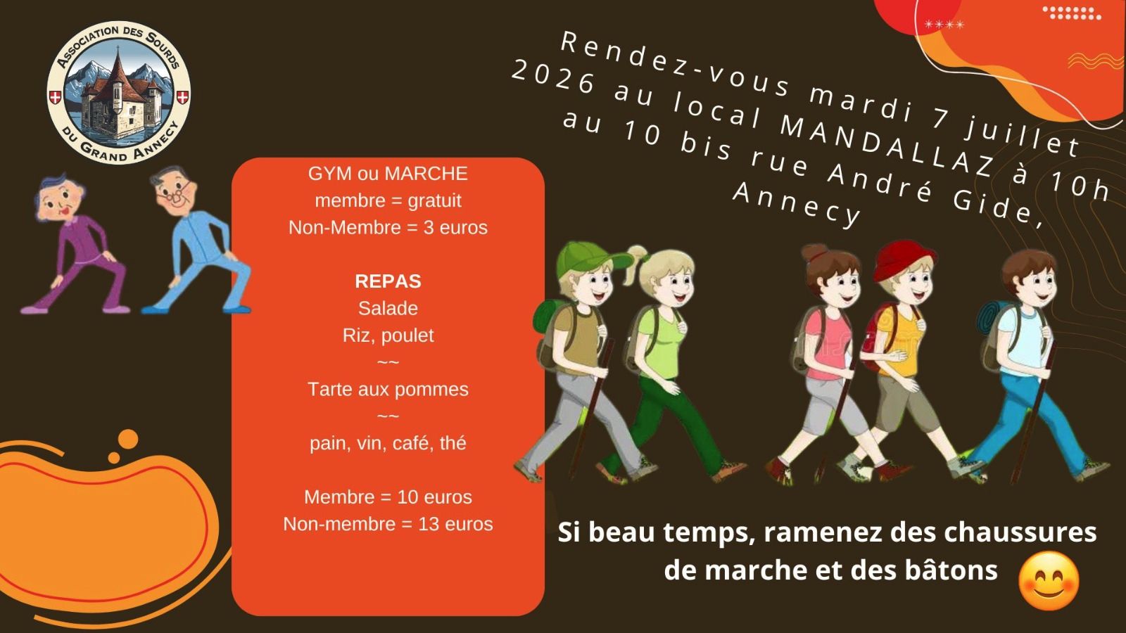 GYM DOUCE ou BALADE