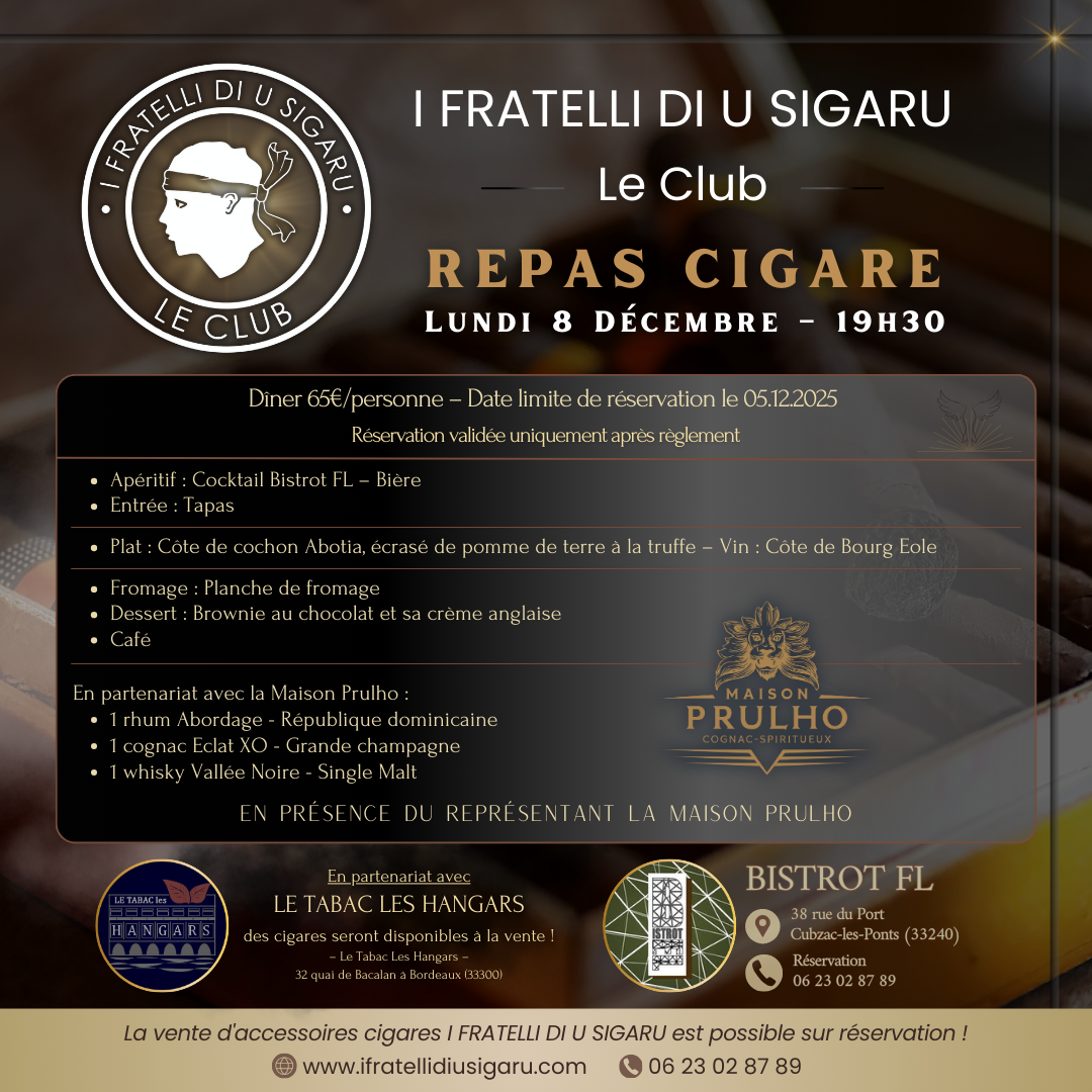 I Fratelli di u Sigaru | Maison PRULHO x Restaurant BISTROT FL