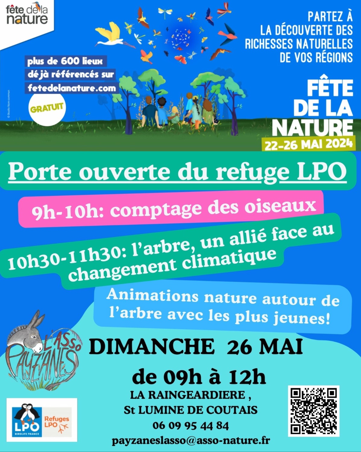 FÊTE DE LA NATURE-PORTE OUVERTE REFUGE LPO