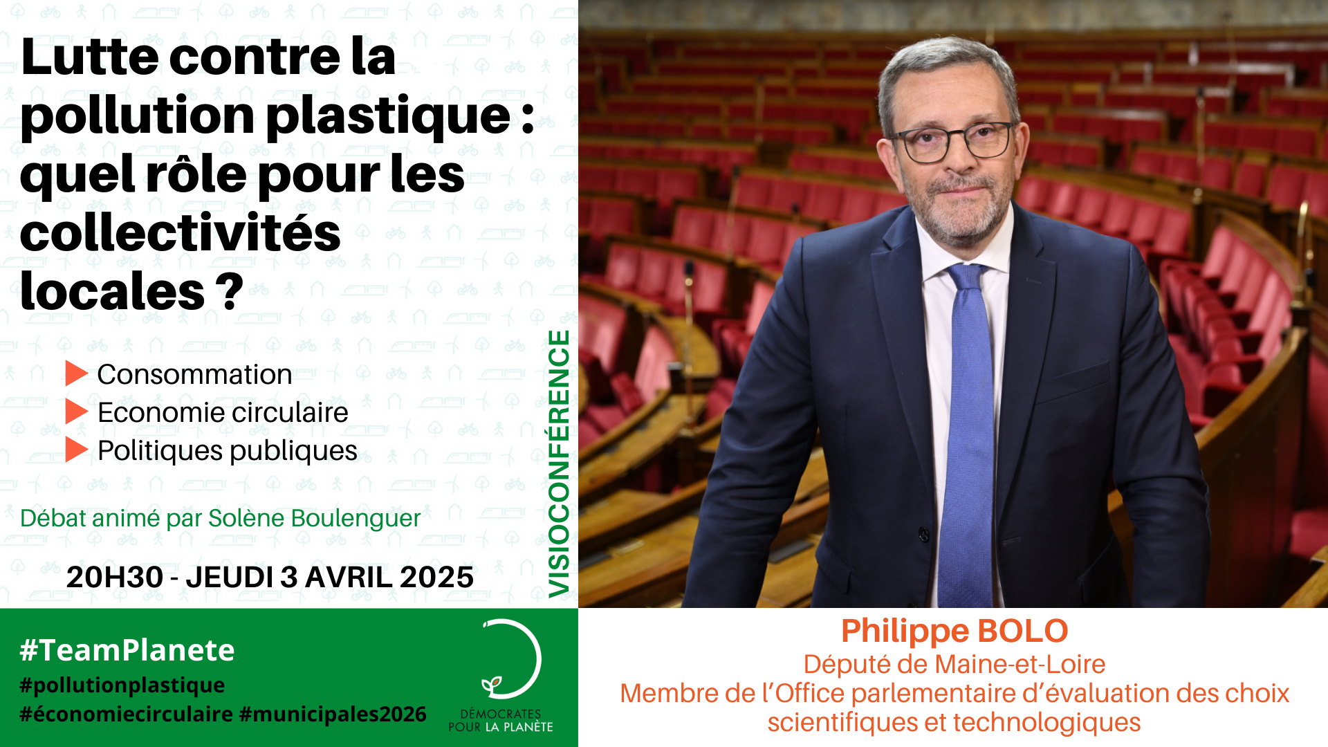 Visioconférence : Lutte contre la pollution plastique – Quel rôle pour les collectivités locales ?