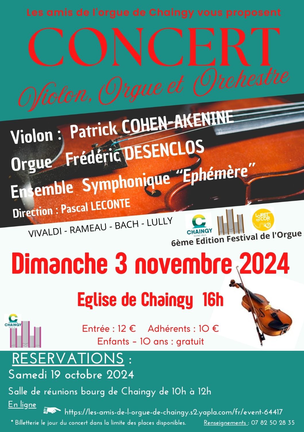 Violon, Orgue et Orchestre