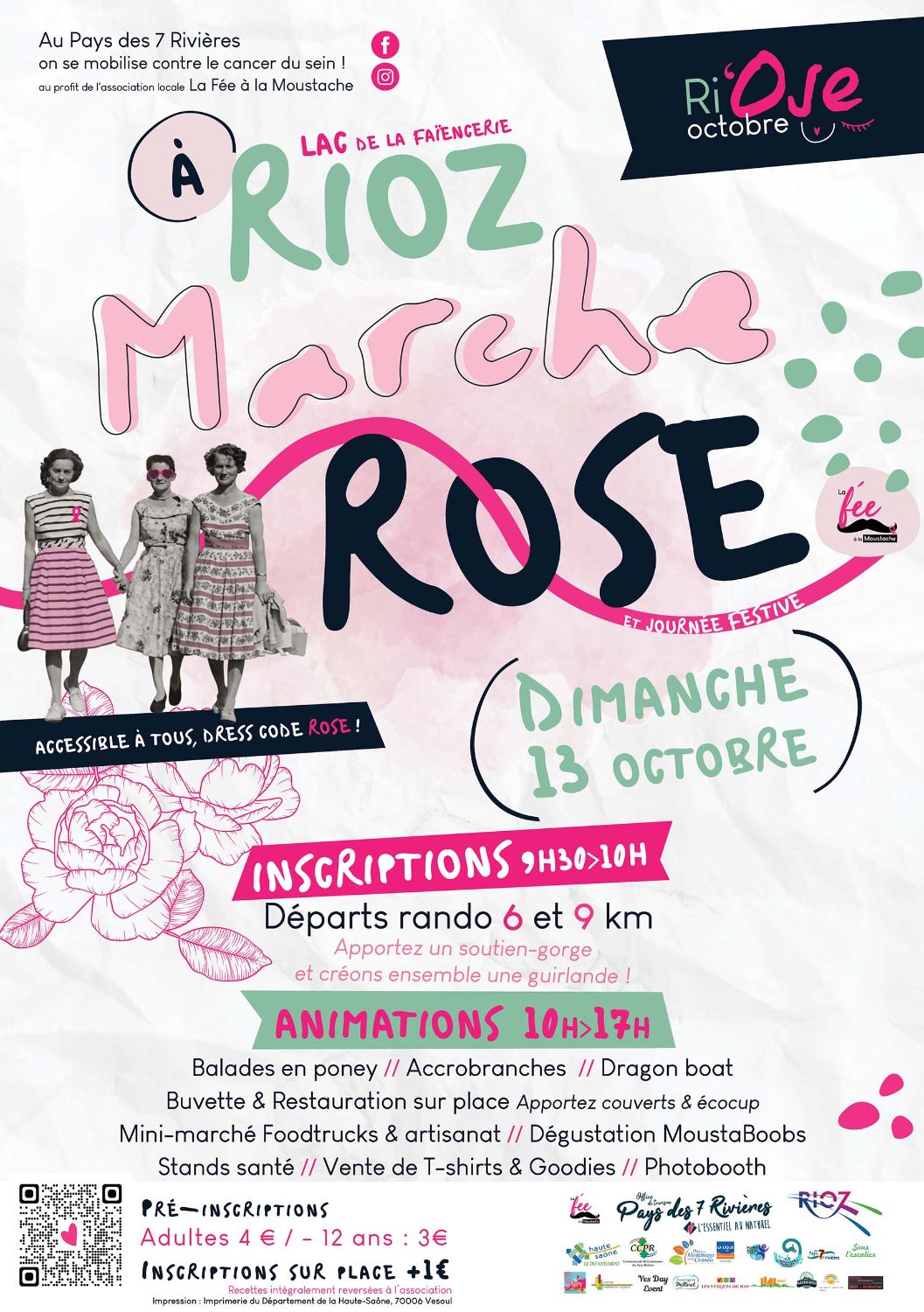 Marche rose solidaire Ri'Ose 13 Oct 2024