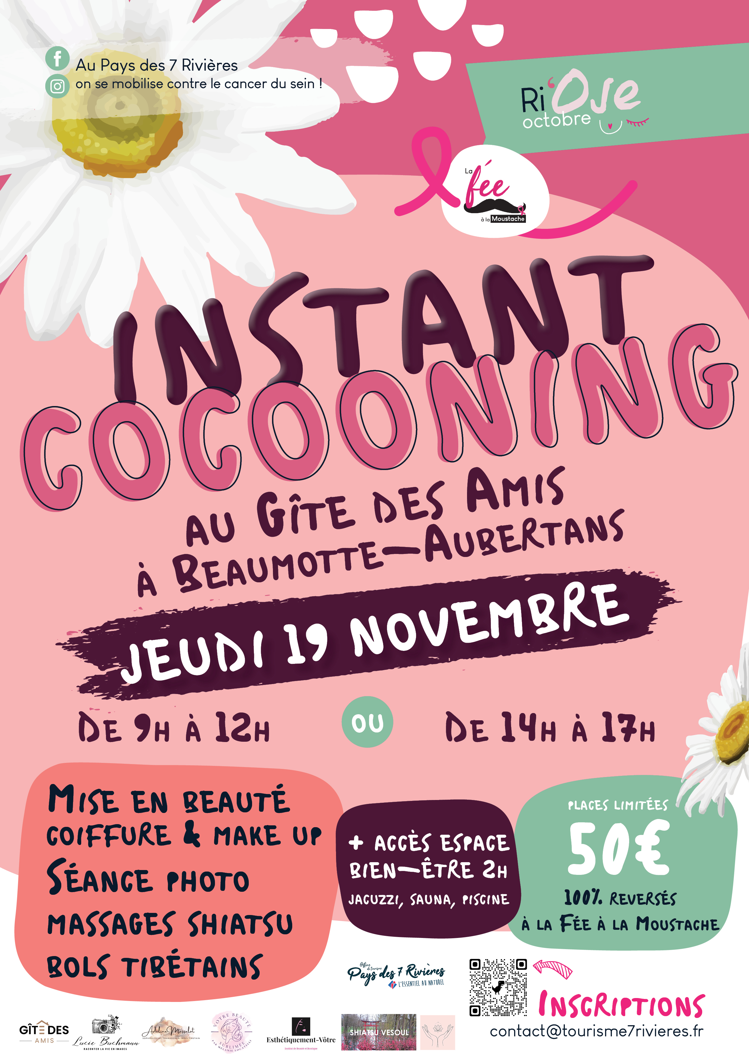 19/11/2026 Instant cocooning, prenez du temps pour vous Mesdames !