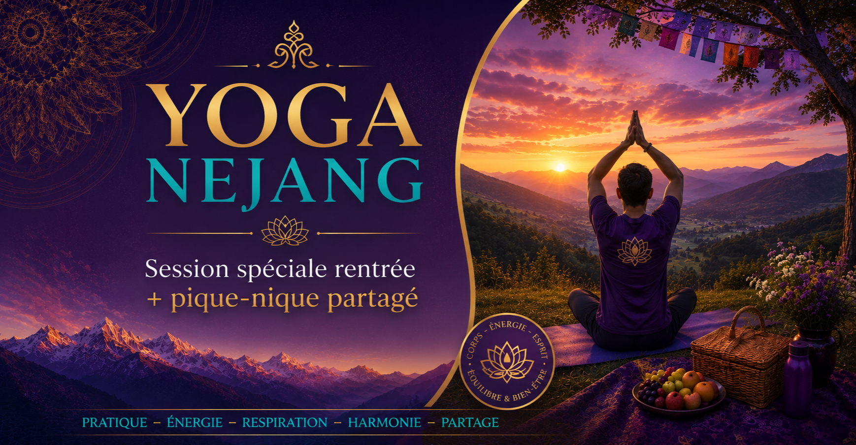 Yoga Nejang - Spécial rentrée + pique-nique