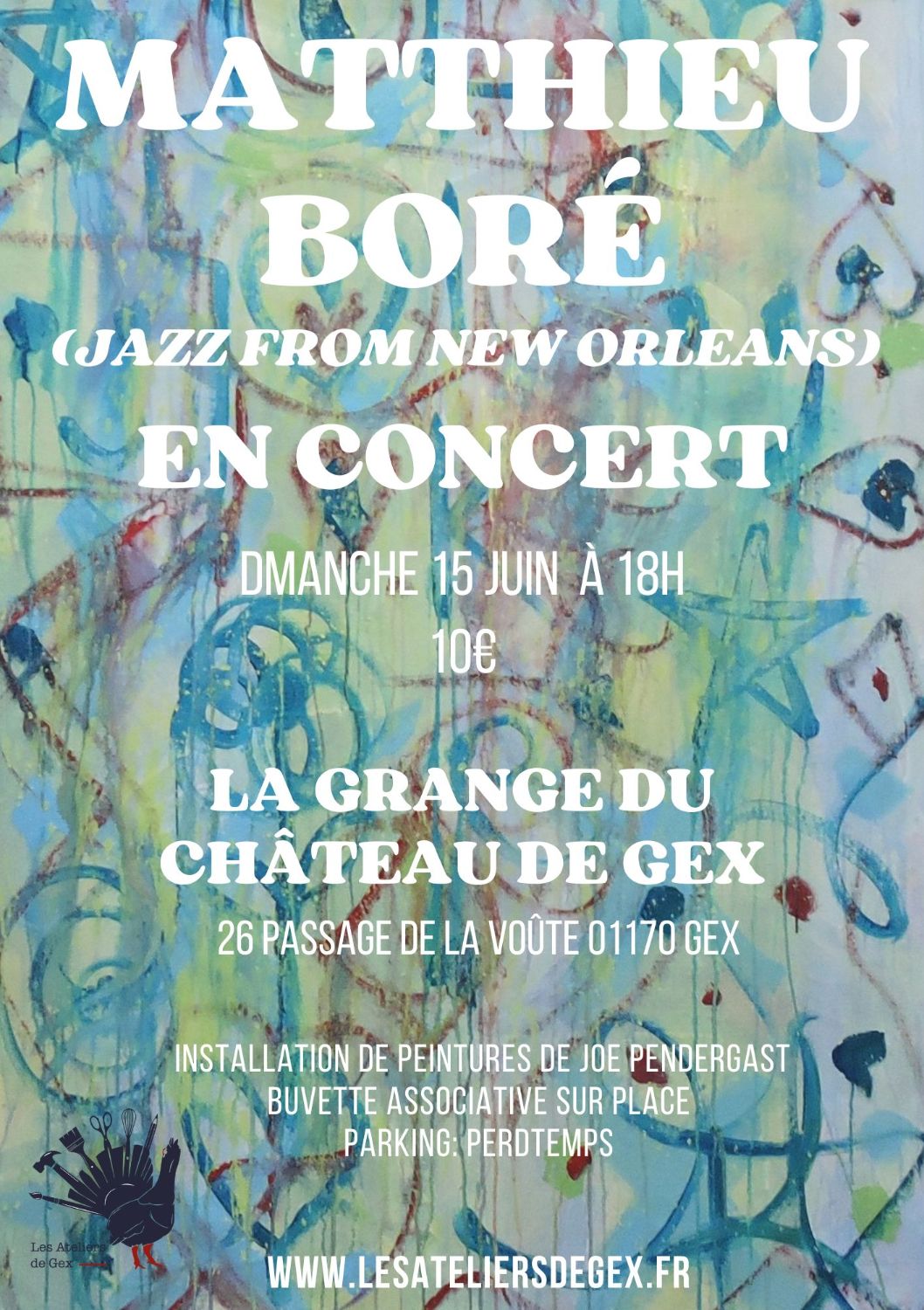 Concert Matthieu Boré @ La grange du château de Gex