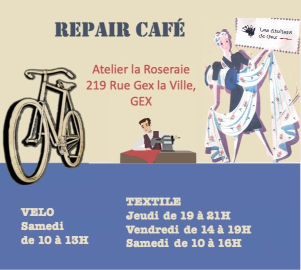 Repair Café TEXTILE & VELO 14-16 Novembre 2024