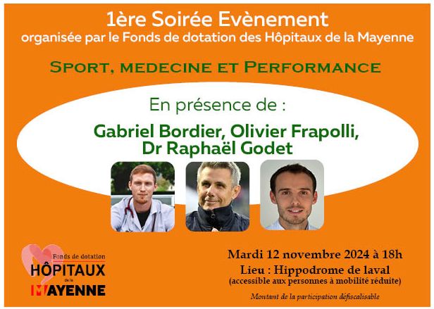 1ère Soirée Evènement du Fonds de dotation des Hôpitaux de la Mayenne