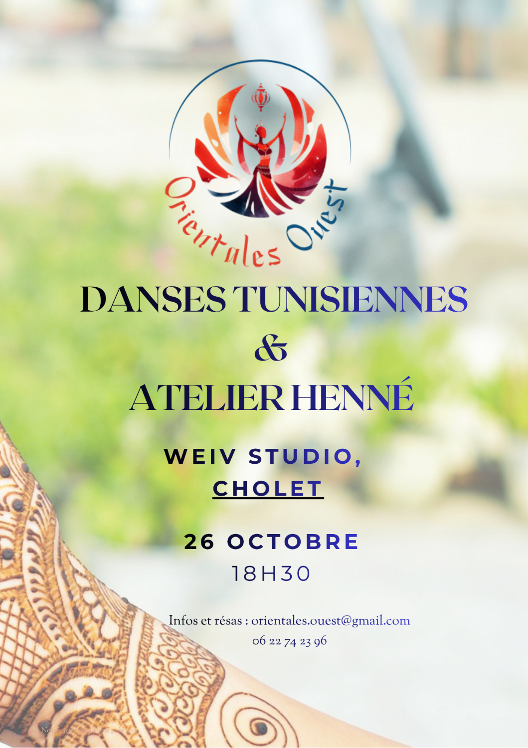 ATELIER DANSE TUNISIENNE & HENNE