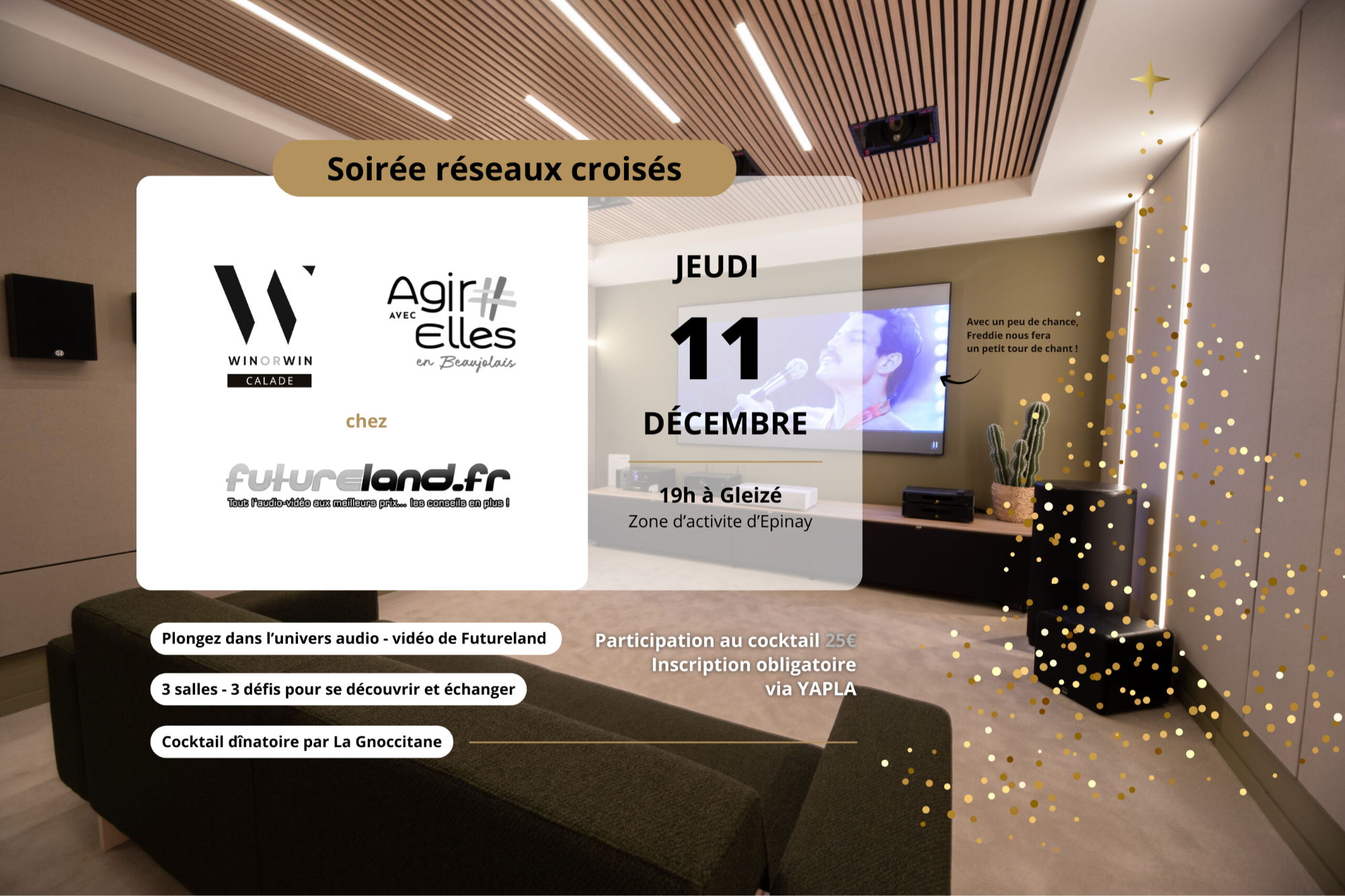 Soirée réseaux croisés WIN or WIN + AGIR AVEC ELLES