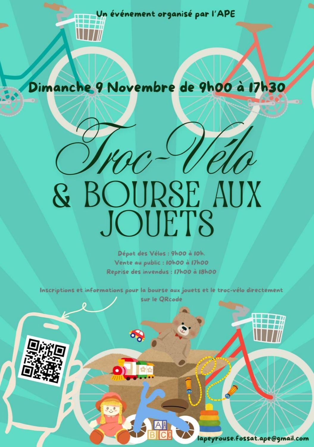 Bourse aux jouets et Troc vélo