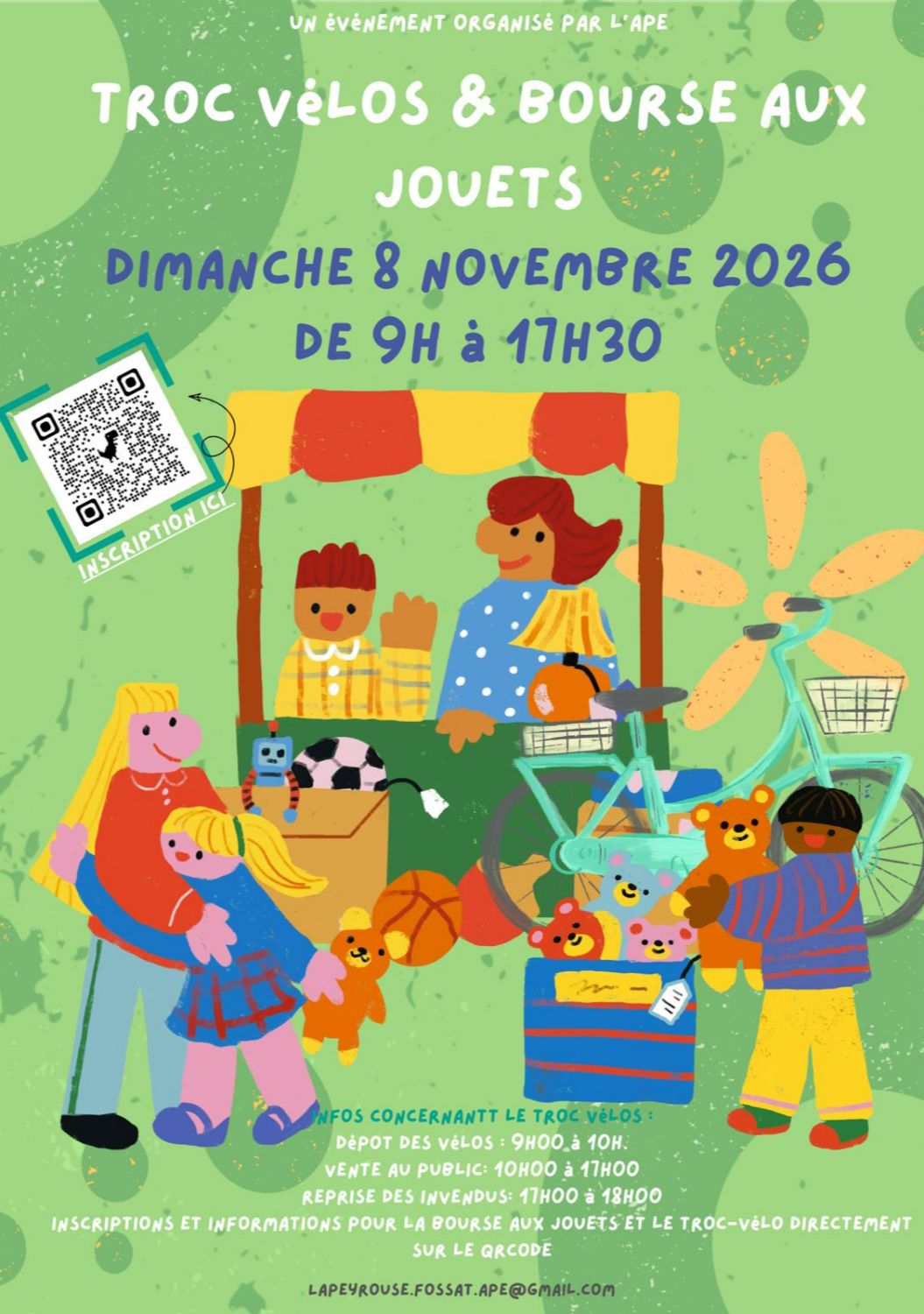 Bourse aux jouets et Troc vélo 2026