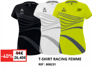 T-Shirt Racing Femme