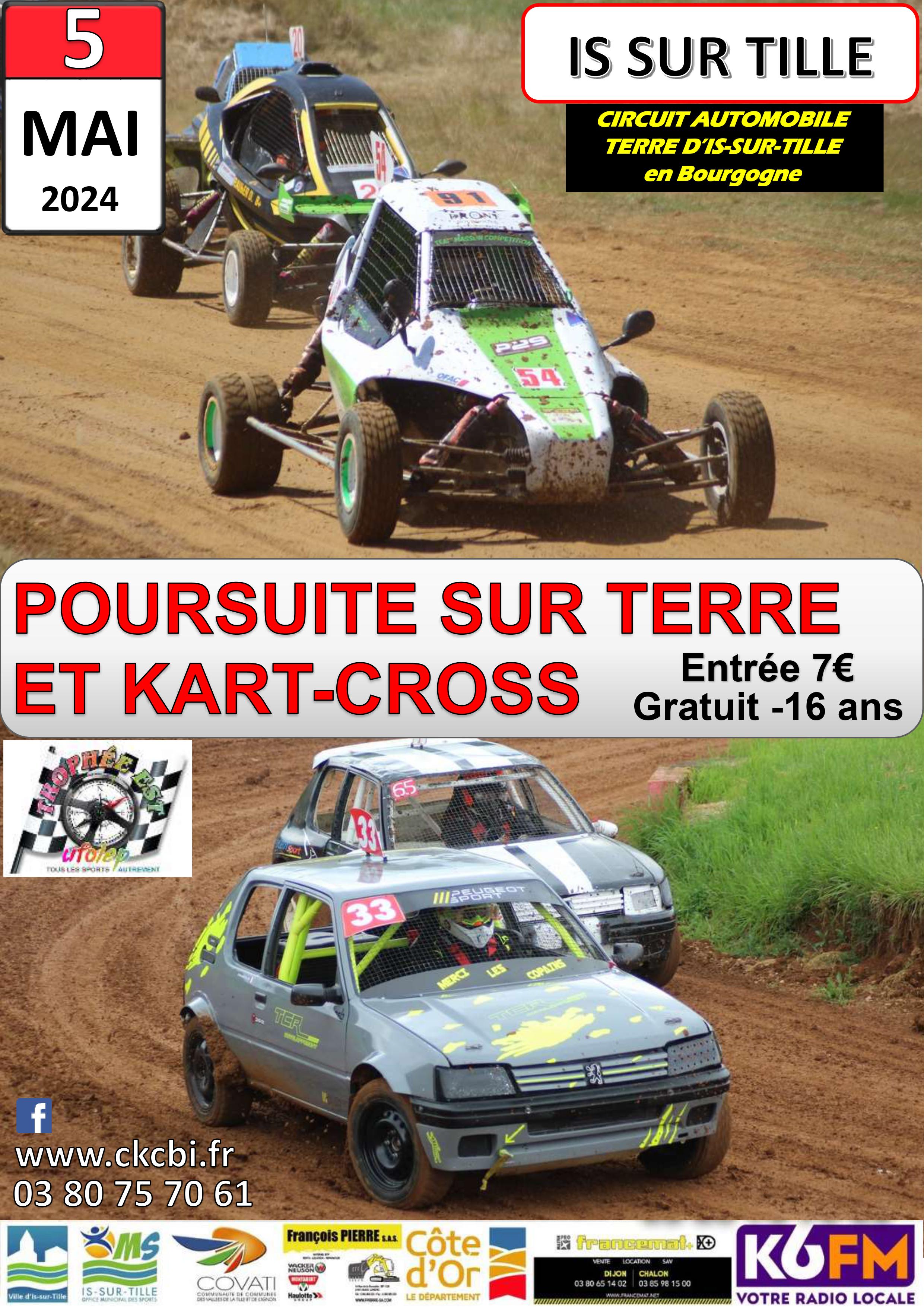 Poursuite sur Terre et Kart Cross Is sur Tille