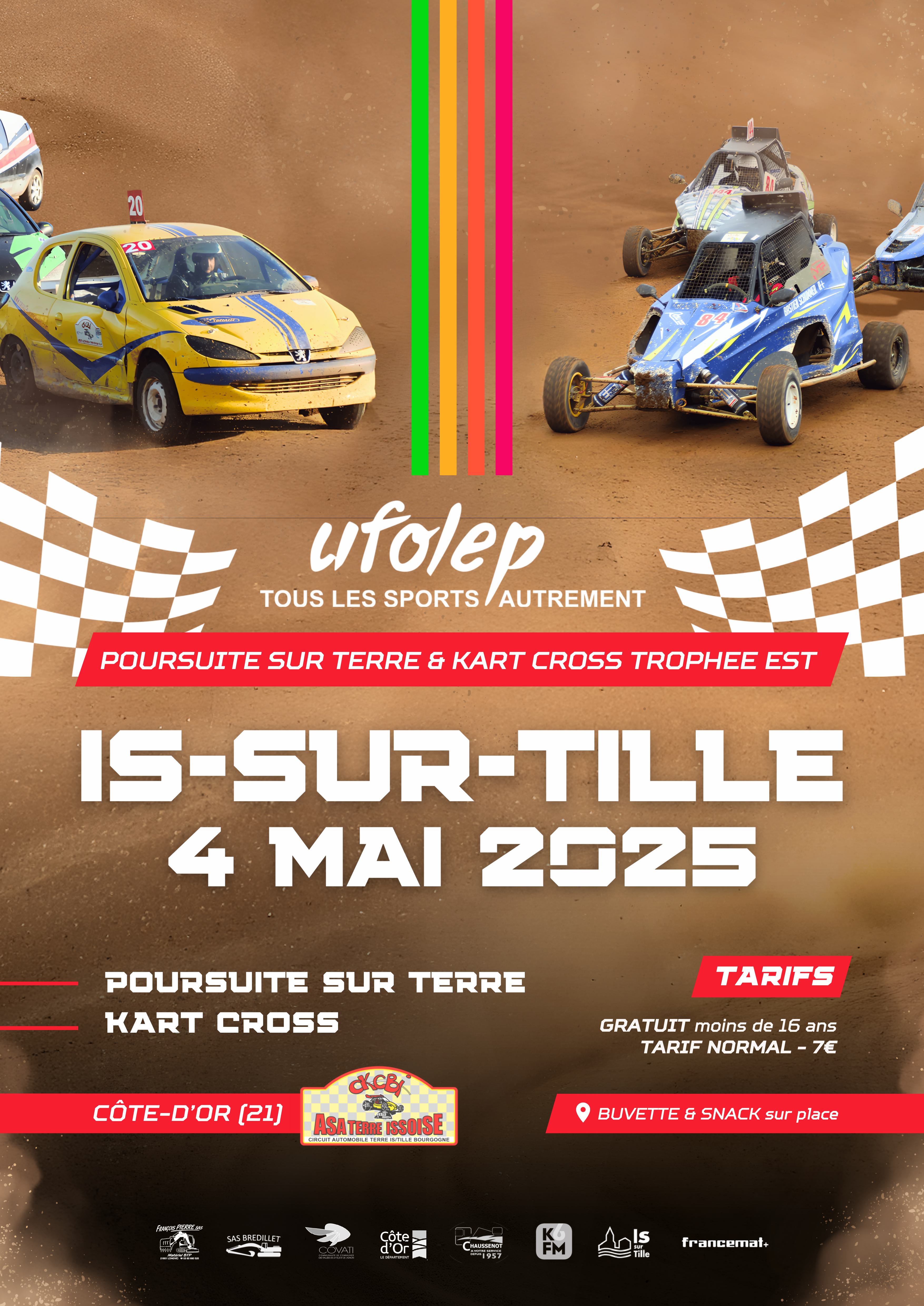 Poursuite sur Terre et Kart Cross Is sur Tille 2025
