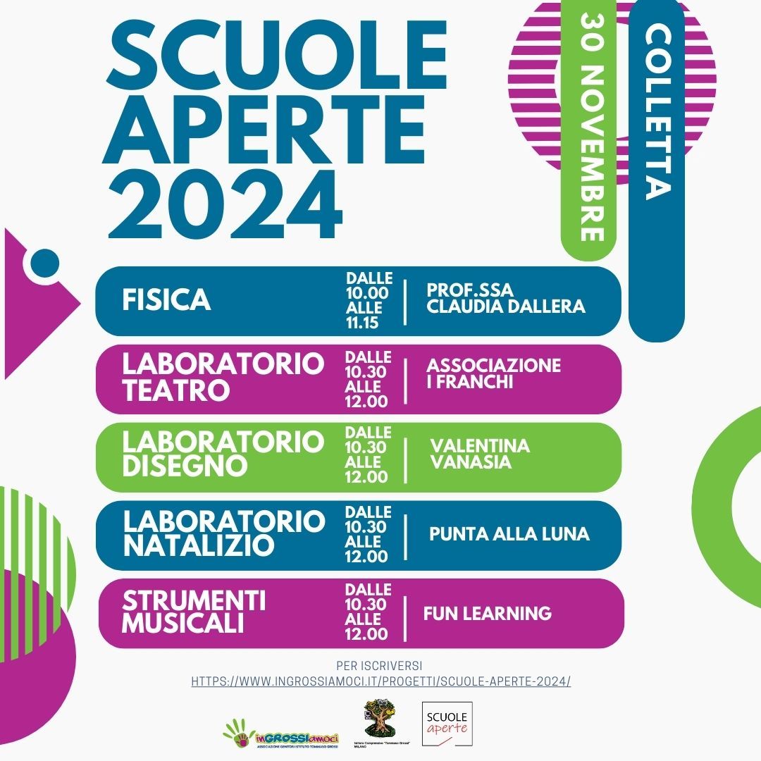 SABATO 29 NOVEMBRE - LETTURE IN INGLESE